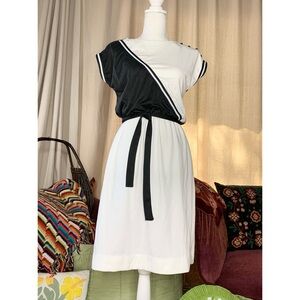 70s Knit Sailor Dress